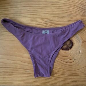 Anna Swim Purple Madeline Bikini Bottoms Size Small